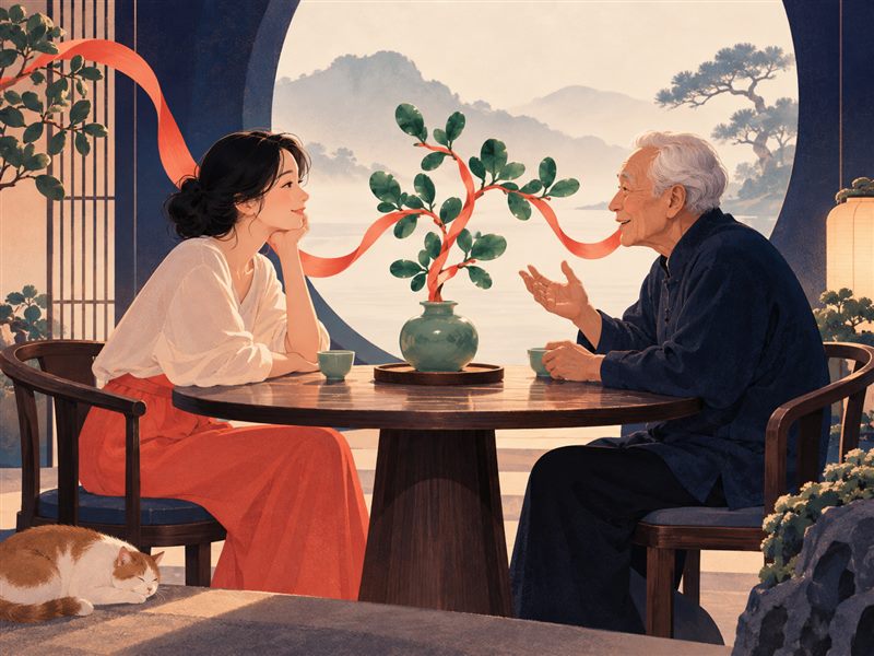 关系与家庭主题插画